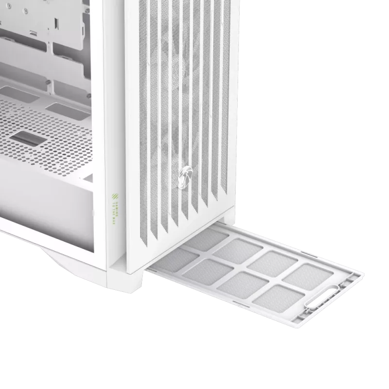 Caja Gamemax | LEADER 2 WH | blanca | E-ATX | fuente de alimentación no incluida