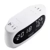 Adler AD 1186W despertador digital negro, blanco
