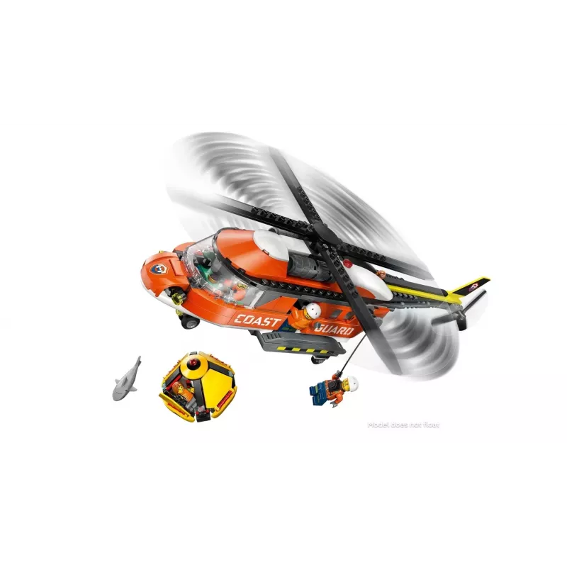LEGO CITY 60503 Helicóptero de la Guardia Costera