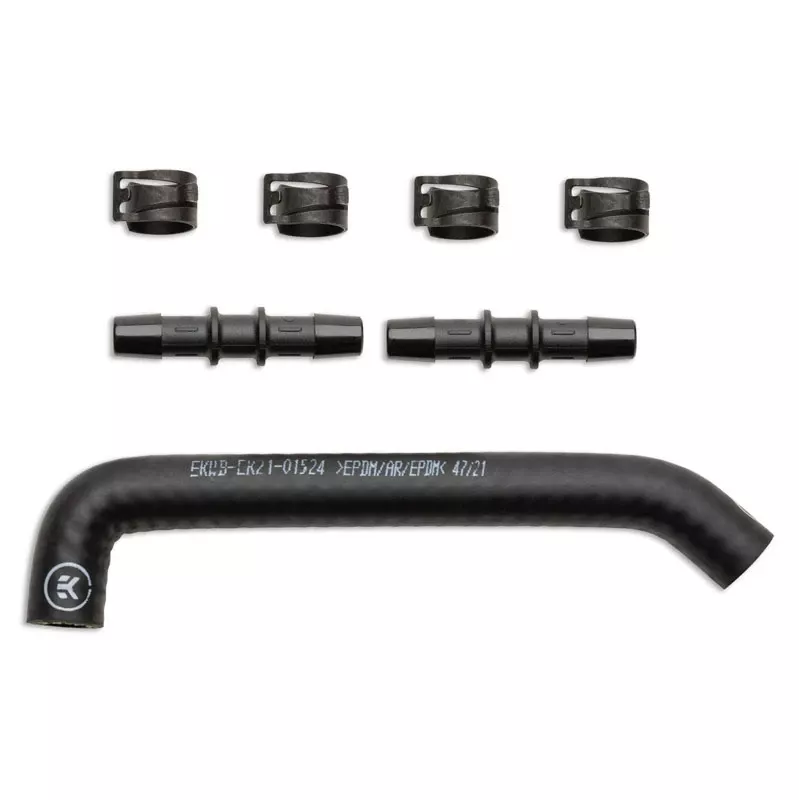 Tubo EK Water Blocks EK-Pro 17/10mm EPDM reforzado preformado 45° y 90°