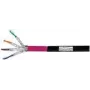 Logilink Professional - Tambor de cable - 250 m - S/FTP - cable bruto Cat.7 - libre de halógenos, exterior, soporte Gigabit Ethernet, instalación directa en tierra - negro (CPV0083)