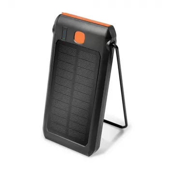 Logilink - Batería externa solar - Linterna - Li-Pol - 10000 mAh - 18 vatios - 3 A - PD 2.0, QC 3.0, Ultra Fast Charge - 2 puertos de salida (USB Type-A, USB-C de 24 pines) - con cable: USB (PA027