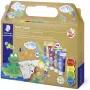 Pintura de dedos Staedtler 61 C2 Lavable Azul Verde Amarillo