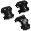 Patines en línea Muuwmi 682 talla ajustable 33–36 verde/negro con set de protecciones