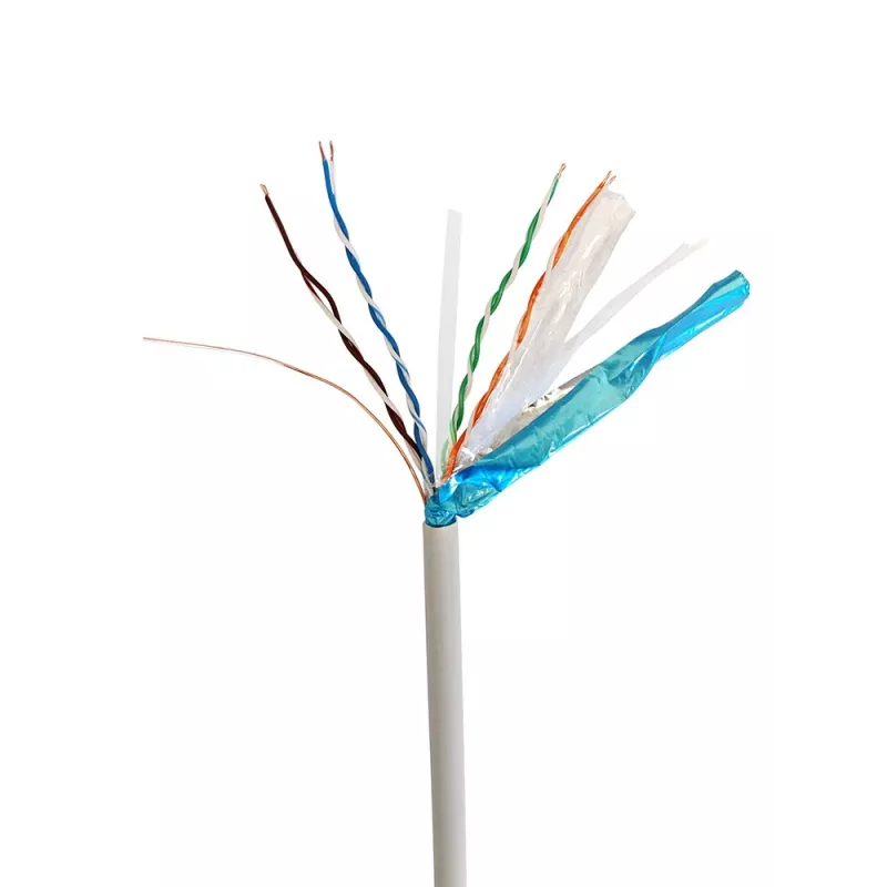 Cable de red Gembird Cat 6 Ftp Lan macizo Cca Eca 305M