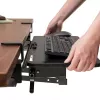 Soporte de teclado bajo escritorio Maclean, ajustable, máx. 5 kg, 67x24 cm, MC-462