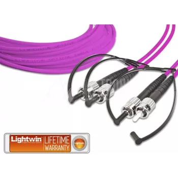 Lightwin LDP-50 ST-ST 3.0 OM4 Cable de fibra óptica 3 m violeta (LDP-50 ST-ST 3.0 OM4)