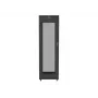 Armario rack LANBERG FF01-6842-23BL 42U independiente, 2127,5×600×800 mm, IP20, cerradura con llave, ruedas
