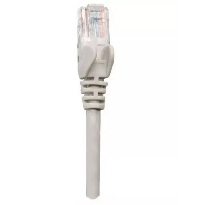 Cable de red patch Intellinet, Cat6A, 50 m, gris, cobre, S/FTP, LSOH/LSZH, PVC, RJ45, contactos dorados, protección de lengüeta, funda antipinzamiento, garantía de por vida