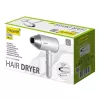 Secador de pelo Maestro MR-213 2100W mango plegable, 2 velocidades, golpe de aire frío, concentrador de doble pared, plata