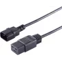 Cable de alimentación S/CONN 60017 negro 1,8 m IEC C14 IEC C19