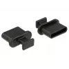 Tapa protectora para conector hembra DeLOCK 64013 USB Type-C negro