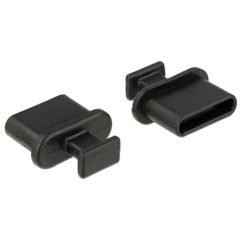 Tapa protectora para conector hembra DeLOCK 64013 USB Type-C negro