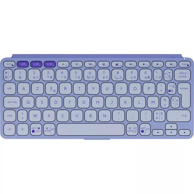 Logitech Keys-To-Go 2 teclado universal Bluetooth AZERTY francés lila