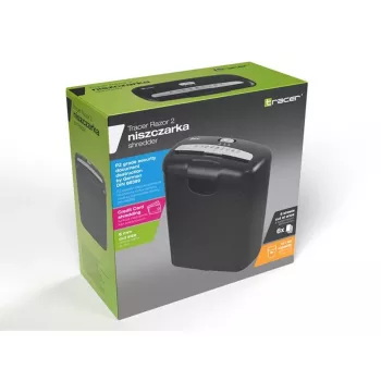 Trituradora de papel Tracer Razor 2 corte en tiras 70 dB negro