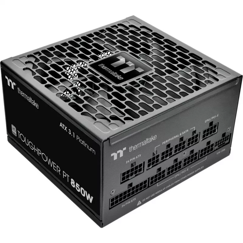 Fuente de alimentación Thermaltake Toughpower PT 850W 80 Plus Gold, modelo PS-TPP-0850FNFAPE-1