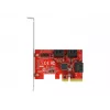 Tarjeta SATA PCI Express x4 DeLOCK 6 puertos formato Low Profile