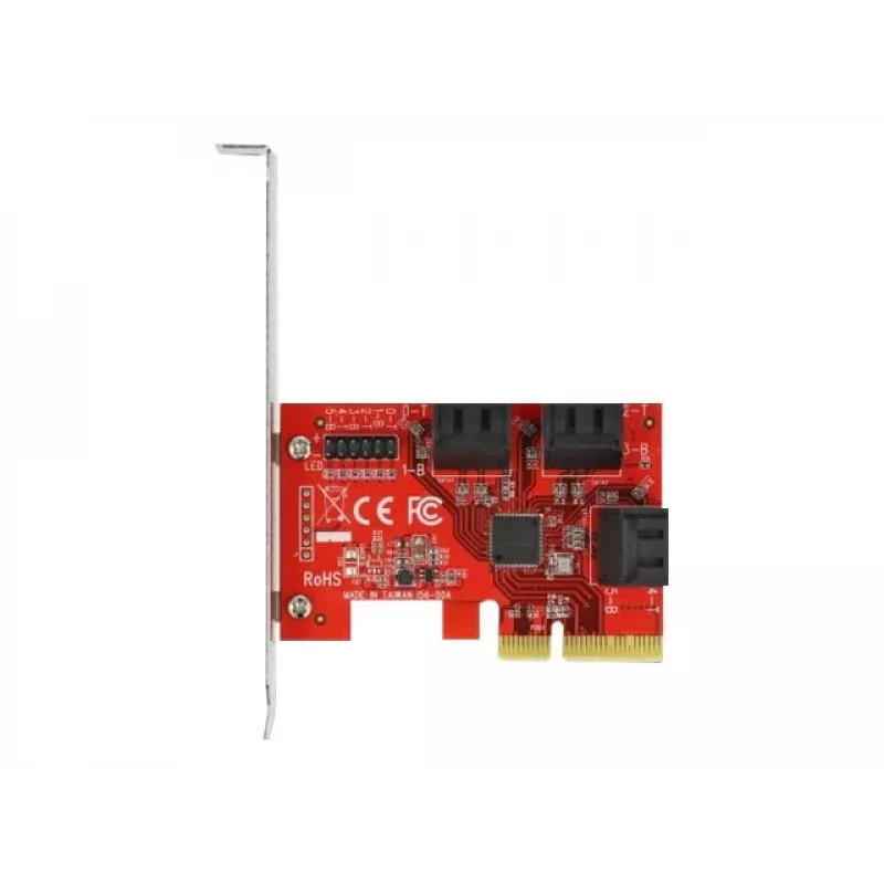 Tarjeta SATA PCI Express x4 DeLOCK 6 puertos formato Low Profile