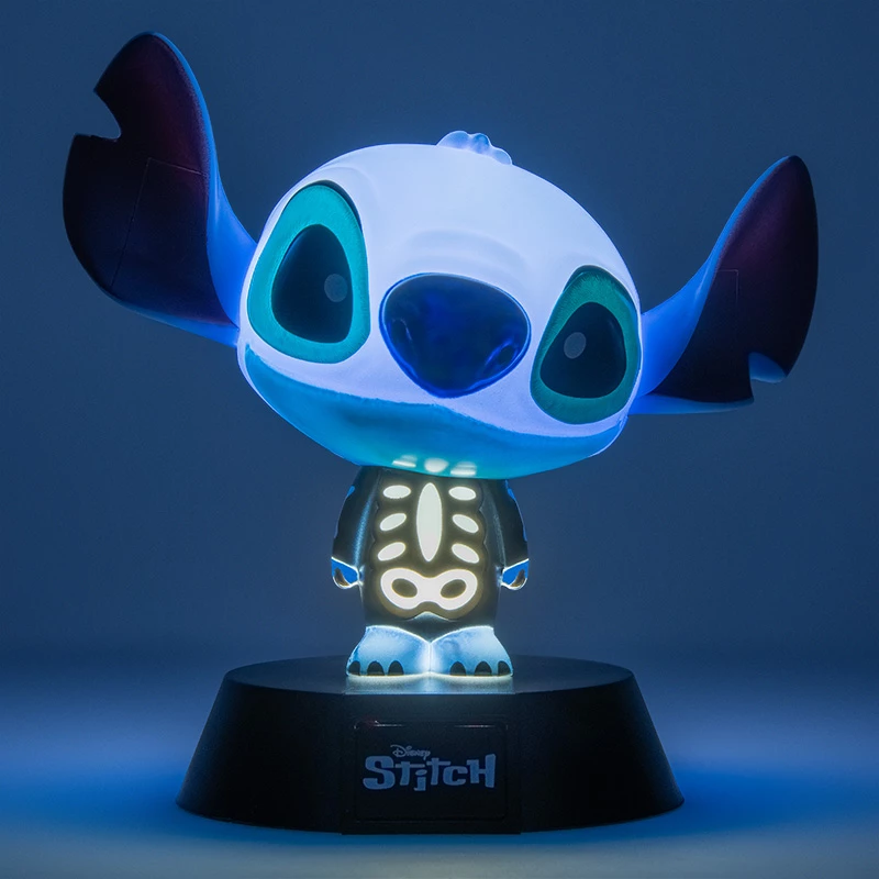 Lámpara de mesa Paladone Stitch Skeleton Icon Light — luz de noche de figura