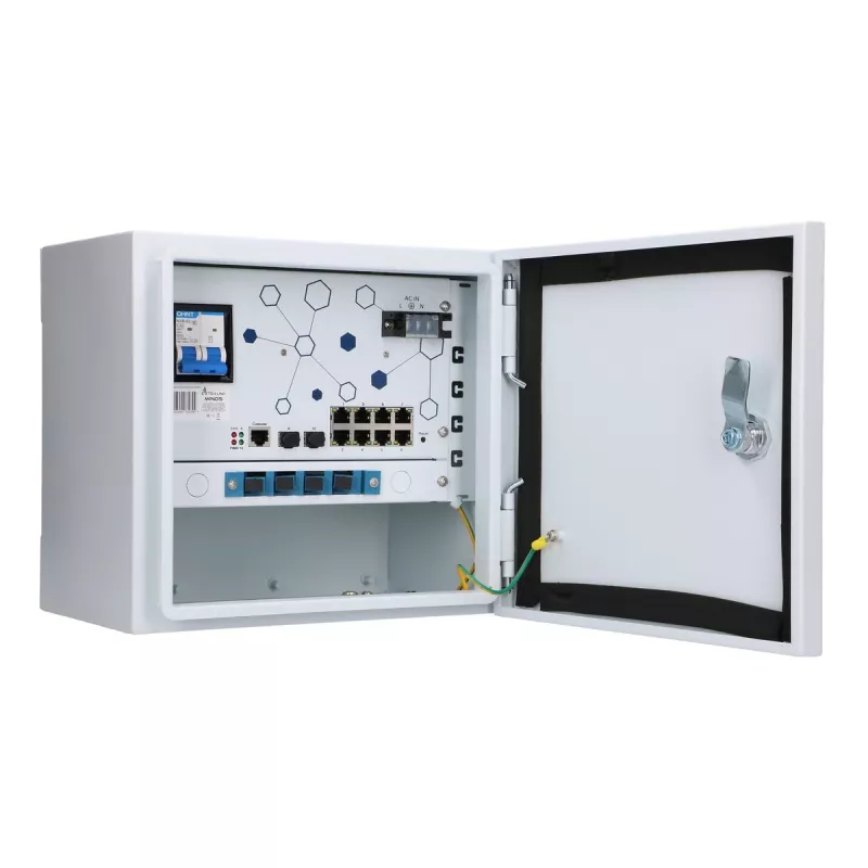 Switch gestionado Extralink Minos 8x RJ45 1000Mbps PoE 200W L2