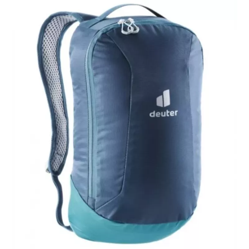 Mochila portabebés Deuter Kid Comfort Pro, azul, poliamida, máx. 22 kg, protección solar, bolsillo lateral