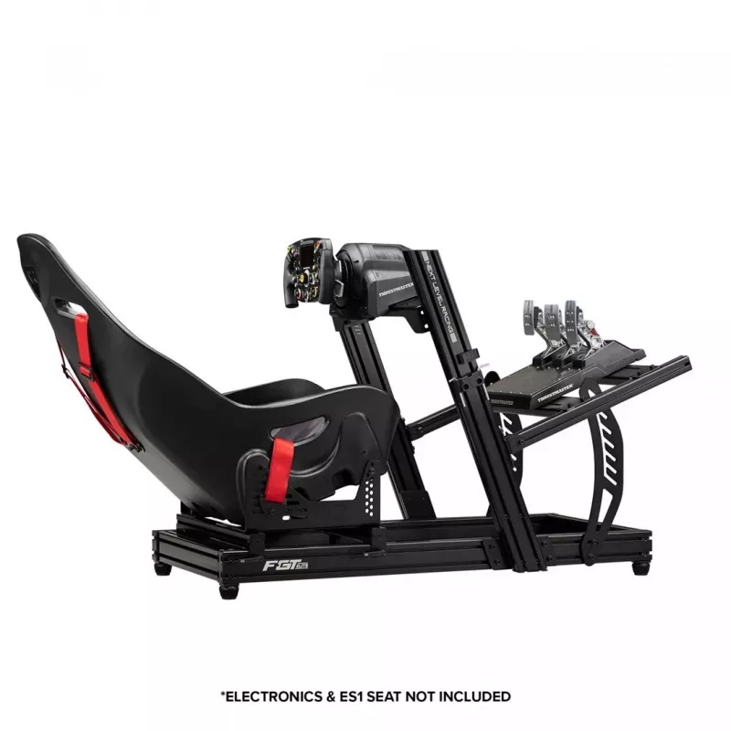 Cockpit de carreras Next Level Racing F-GT Elite Lite Wheelplate Edition altura ajustable compatible con configuraciones de Fórmula y GT
