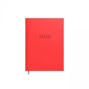 Agenda de planificación Buroodisain 241728-006 A5 rojo con calendario 2026