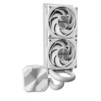 Montech HyperFlow Silent 240 refrigeración líquida todo en uno para procesador 12 cm blanco 1 ud.