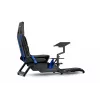 Cabina de simulador de vuelo Next Level Racing Boeing Commercial Edition, detalles azules