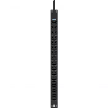 Unidad de distribución de corriente PowerWalker 10133023 16 salidas AC 0U negra