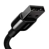 Cable Lightning Baseus CALWJ-A01 2 m negro 2,4 A