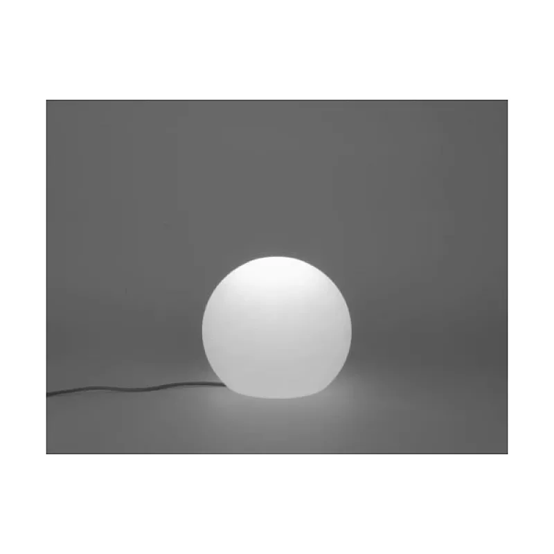 Lámpara de suelo para exterior Newgarden BULY E27 8W blanca polietileno