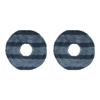Paños de fregado de repuesto para robot aspirador serie Eufy C20, pack de 2, gris/azul