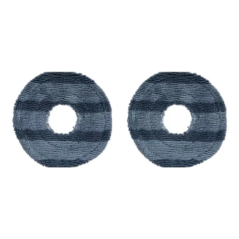 Paños de fregado de repuesto para robot aspirador serie Eufy C20, pack de 2, gris/azul