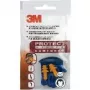 Tapones para los oídos 3M 1271C tapones de espuma NRR 27 dB, reutilizables con cordón, par