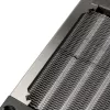 Bloque radiador Aqua-Computer 33701 — aluminio/cobre/acero inoxidable, 160×140×40 mm, plata
