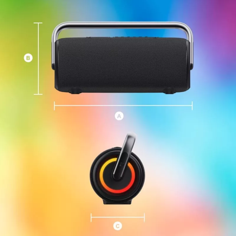 Altavoz portátil Manta SPK325-BK NYX negro