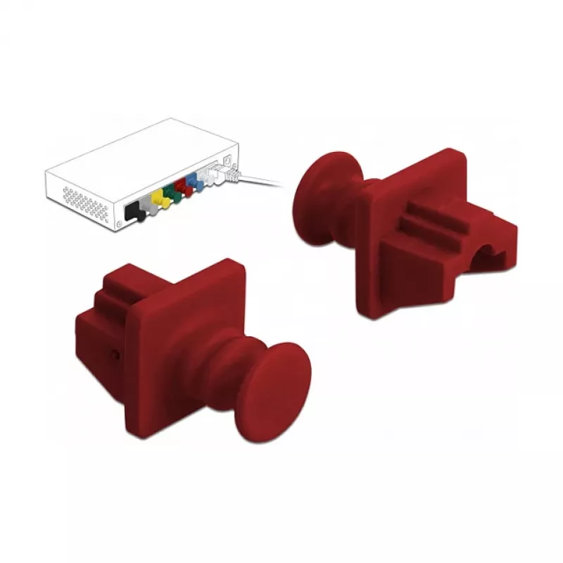 Tapa antipolvo DeLOCK 86510 RJ-45 10 uds.