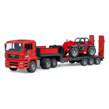 Set de vehículos BRUDER MAN TGA camión cargador con cargador Manitou