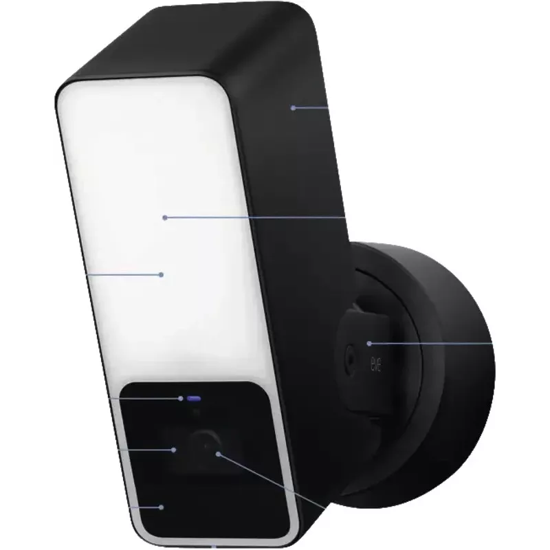 Cámara IP exterior Eve Systems GmbH Eve Outdoor Cam con sensor de movimiento, blanca