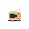 Radio personal analógica Denver TR-63LW bambú, plata