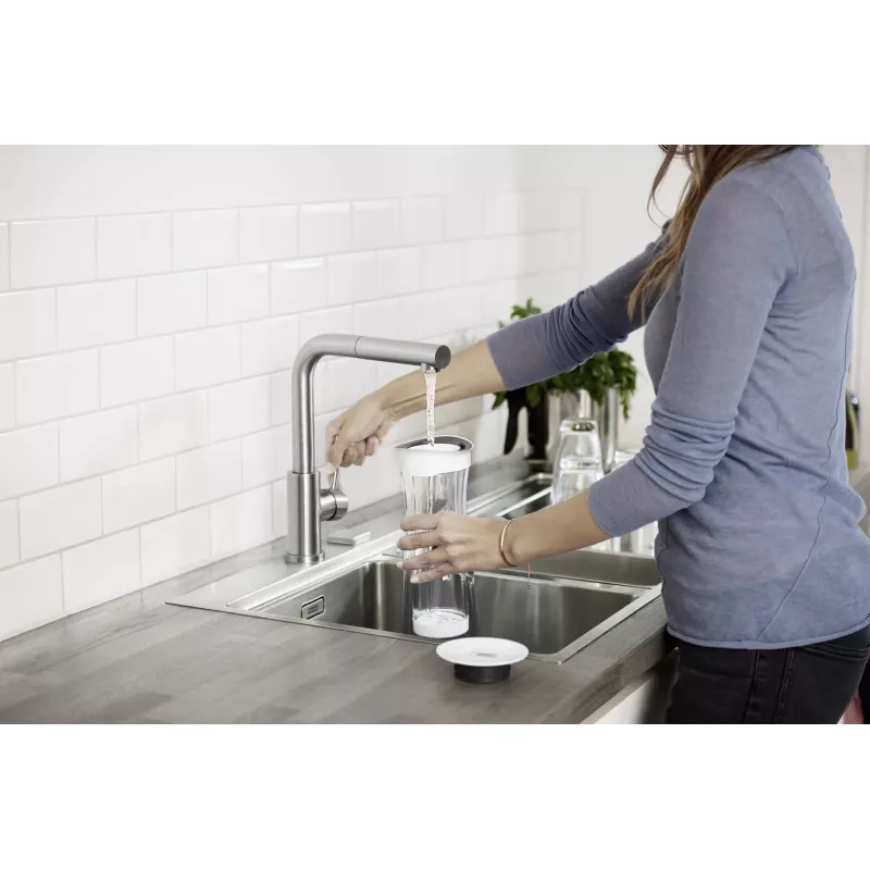 Jarra filtrante de agua Brita Fill&Serve Mind blanca y grafito LL CU CE