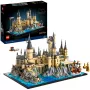 LEGO 76419 Castillo de Hogwarts y terrenos de Harry Potter, gran set para adultos con escenarios icónicos: Gran Comedor, Cámara de los Secretos y más, San Valentín