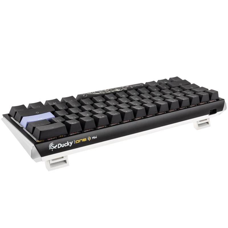 Ducky One 3 Classic teclado gaming mini negro/blanco, RGB-LED - MX-Speed-Silver (US) (DKON2161ST-PUSPDCLAWSC1)
