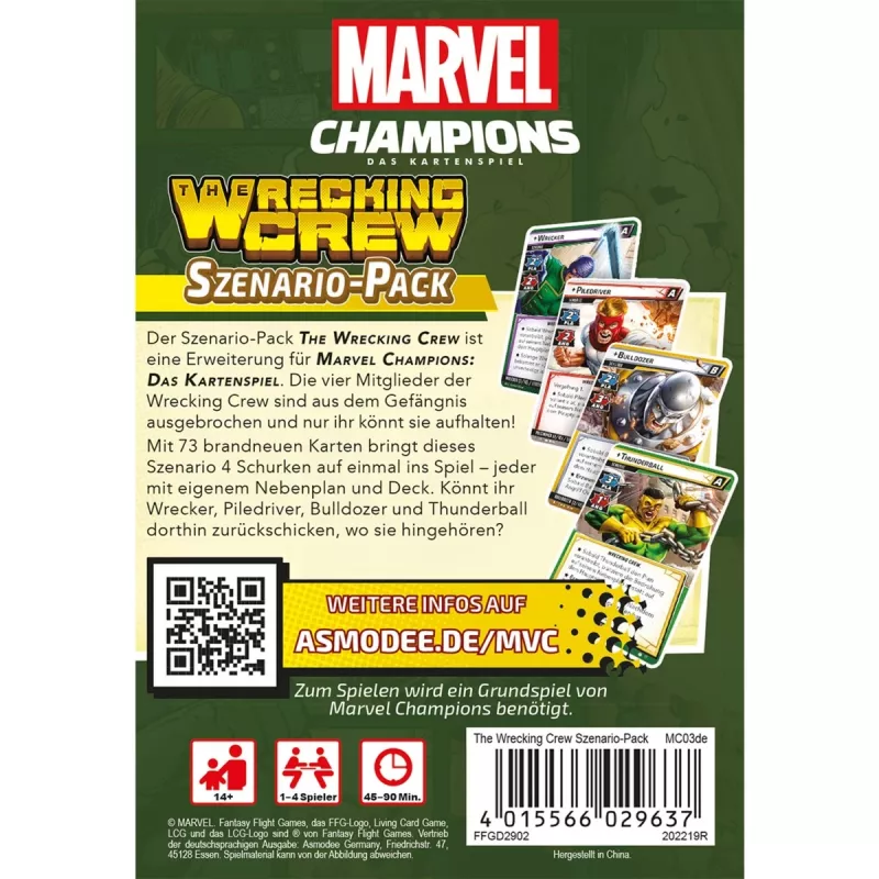 Marvel Champions: The Card Game - The Wrecking Crew (Expansión)