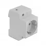 Toma de corriente CEE 7/3 DeLOCK 11469 gris claro 250V 16A