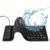 Teclado de silicona USB+PS/2 negro