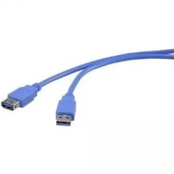 Cable de extensión USB 3.0 Renkforce 1420710, 3 m, azul