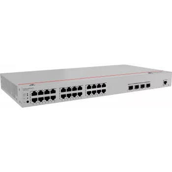 Switch HUAWEI S220-24P4X — 24 x Gigabit (10/100/1000) RJ-45, 4 x SFP+, PoE, 1U gris