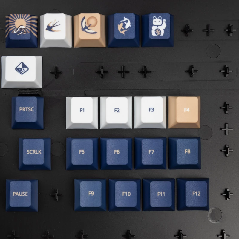 Set de keycaps Traitors UKIYO-E PBT layout US – 108 teclas, serigrafía dye-sub